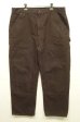 画像1: CARHARTT ダブルニー ダック ペインターパンツ ブラウン W38L30 メキシコ製 (USED) (1)