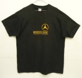 90'S MERCEDES BENZ シングルステッチ 半袖 Tシャツ ブラック USA製 (VINTAGE)