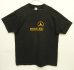 画像1: 90'S MERCEDES BENZ シングルステッチ 半袖 Tシャツ ブラック USA製 (VINTAGE) (1)