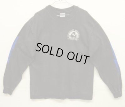 画像1: 90'S AMERICAN THUNDER 両袖＆両面プリント 長袖 Tシャツ ブラック (VINTAGE)