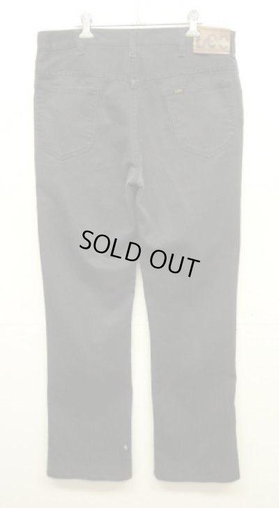 画像5: 70'S Lee 200 ツイル ブーツカット 42TALONジップ ブラック USA製 (VINTAGE)