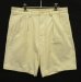 画像1: 90'S RALPH LAUREN "TYLER SHORT" ツープリーツ チノショーツ オフホワイト (VINTAGE) (1)