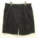 画像1: 90'S RALPH LAUREN "TYLER SHORT" ツープリーツ チノショーツ ブラック (VINTAGE) (1)