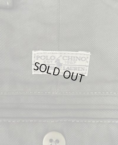 画像4: 90'S RALPH LAUREN "ANDREW PANT" ツープリーツ チノパンツ 後染めブラック (VINTAGE)