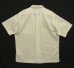 画像5: 90'S RALPH LAUREN "CALDWELL" コットン 裾ロゴ 半袖 オープンカラーシャツ ホワイト (VINTAGE)