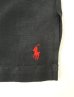画像3: 90'S RALPH LAUREN シルク/リネン 裾ロゴ 半袖 オープンカラーシャツ ブラック (VINTAGE) (3)