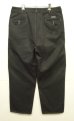 画像3: 90'S RALPH LAUREN "HAMMOND PANT" ツープリーツ チノパンツ 後染めブラック (VINTAGE) (3)