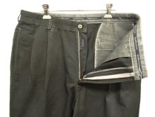 他の写真1: 90'S RALPH LAUREN "HAMMOND PANT" ツープリーツ チノパンツ 後染めブラック (VINTAGE)