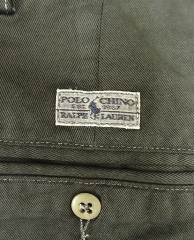画像4: 90'S RALPH LAUREN "HAMMOND PANT" ツープリーツ チノパンツ 後染めブラック (VINTAGE)