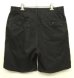 画像4: 90'S RALPH LAUREN "TYLER SHORT" ツープリーツ チノショーツ ブラック (VINTAGE) (4)