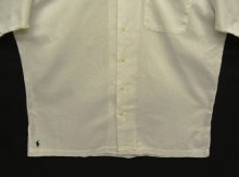 他の写真3: 90'S RALPH LAUREN "CALDWELL" コットン 裾ロゴ 半袖 オープンカラーシャツ ホワイト (VINTAGE)