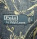 画像2: 90'S RALPH LAUREN リネン/コットン 半袖 オープンカラーシャツ インディゴ/鯉柄 (VINTAGE) (2)