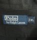 画像2: 90'S RALPH LAUREN シルク/リネン 裾ロゴ 半袖 オープンカラーシャツ ブラック (VINTAGE) (2)