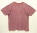 画像4: 90'S GAP 旧タグ ポケット付き 半袖 Tシャツ ボーダー柄 (VINTAGE) (4)