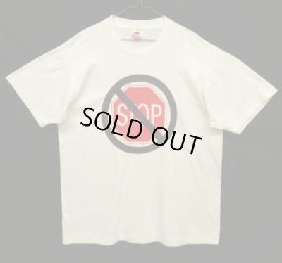 画像1: 90'S UNSTOPPABLE シングルステッチ 両面プリント 半袖 Tシャツ ホワイト USA製 (VINTAGE)