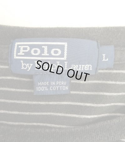 画像2: 90'S RALPH LAUREN シングルステッチ 半袖 Tシャツ ボーダー柄 (VINTAGE)