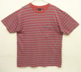 90'S GAP 旧タグ ポケット付き 半袖 Tシャツ ボーダー柄 (VINTAGE)