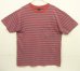 画像1: 90'S GAP 旧タグ ポケット付き 半袖 Tシャツ ボーダー柄 (VINTAGE) (1)