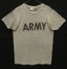 画像1: 80'S CHAMPION "ARMY" トリコタグ シングルステッチ 半袖 Tシャツ ヘザーグレー USA製 (VINTAGE) (1)