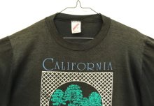 他の写真1: 80'S CALIFORNIA シングルステッチ 半袖 Tシャツ フェードブラック USA製 (VINTAGE)