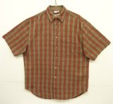 90'S THE TERRITORY AHEAD コットン 半袖シャツ チェック柄 (VINTAGE)