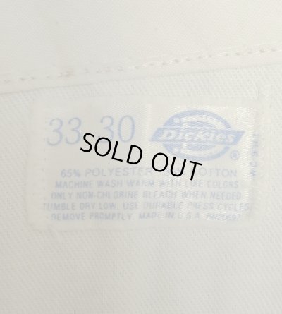 画像4: 80'S DICKIES 874 チビタグ ワークパンツ ベージュ W33L30 USA製 (VINTAGE)