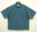 画像1: 80'S BANANA REPUBLIC 旧タグ コットン 半袖 ボックスシャツ ブルー (VINTAGE) (1)
