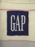 画像2: 90'S GAP 旧タグ オックスフォード 半袖 BDシャツ ストライプ柄 USA製 (VINTAGE) (2)