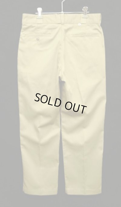 画像1: 80'S DICKIES 874 チビタグ ワークパンツ ベージュ W33L30 USA製 (VINTAGE)