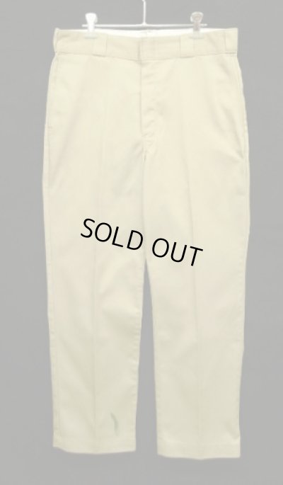 画像3: 80'S DICKIES 874 チビタグ ワークパンツ ベージュ W33L30 USA製 (VINTAGE)