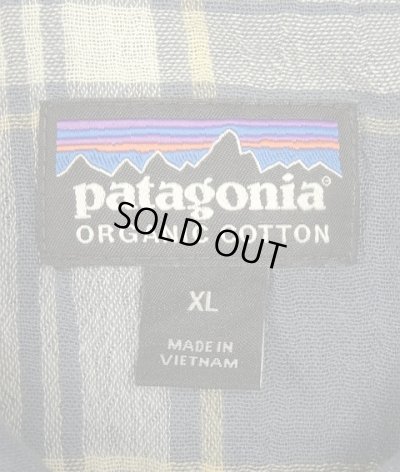 画像2: PATAGONIA オーガニックコットン 半袖 シャツ チェック柄 (USED)
