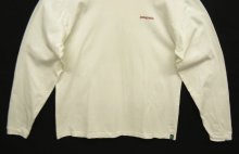 他の写真3: 90'S PATAGONIA "BENEFICIAL T'S" バックプリント 長袖 Tシャツ ホワイト メキシコ製 (VINTAGE)