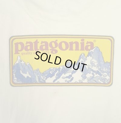 画像2: 90'S PATAGONIA "BENEFICIAL T'S" バックプリント 長袖 Tシャツ ホワイト メキシコ製 (VINTAGE)