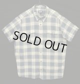 PATAGONIA オーガニックコットン 半袖 シャツ チェック柄 (USED)