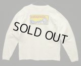 90'S PATAGONIA "BENEFICIAL T'S" バックプリント 長袖 Tシャツ ホワイト メキシコ製 (VINTAGE)