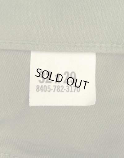 画像3: 60'S アメリカ軍 US ARMY "OG107" コットンサテン ベイカーパンツ W32L29 (DEADSTOCK)