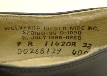 他の写真2: 90'S アメリカ軍 US NAVY "WOLVERINE WORLD WIDE INC製" ラバーソール サービスシューズ (DEADSTOCK)
