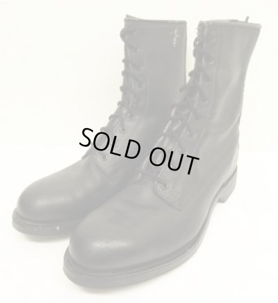 画像1: 90'S アメリカ軍 US ARMY "ADDISON SHOE CO製" スチールトゥ コンバットブーツ ブラック (VINTAGE)