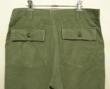 他の写真3: 70'S アメリカ軍 US ARMY "OG107" コットンサテン ベイカーパンツ W36L29 (VINTAGE)