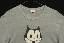 他の写真1: 80'S LEVIS "FELIX THE CAT" シングルステッチ 半袖 Tシャツ ヘザーグレー (VINTAGE)