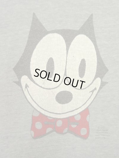 画像3: 80'S LEVIS "FELIX THE CAT" シングルステッチ 半袖 Tシャツ ヘザーグレー (VINTAGE)