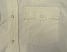 他の写真2: 80'S LEVIS コットン 長袖 ウエスタンシャツ ホワイト USA製 (VINTAGE)