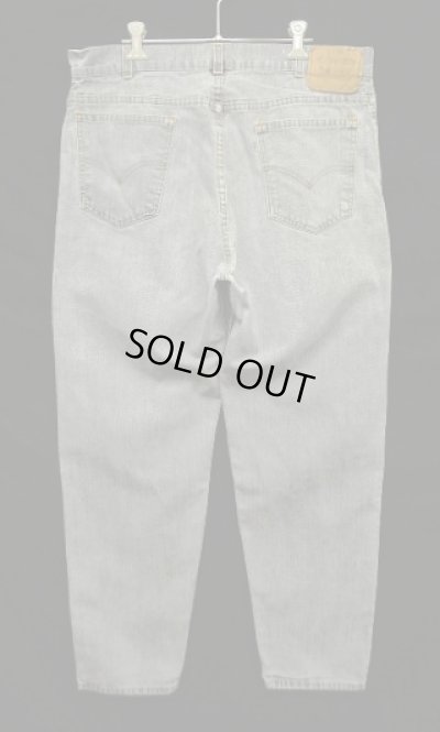 画像6: 80'S LEVIS 550 キャンバス ブルーグレー 42TALONジップ W36L32 USA製 (VINTAGE)