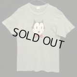 80'S LEVIS "FELIX THE CAT" シングルステッチ 半袖 Tシャツ ヘザーグレー (VINTAGE)