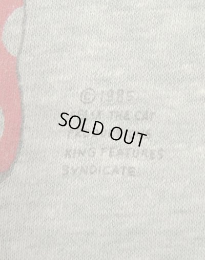 画像4: 80'S LEVIS "FELIX THE CAT" シングルステッチ 半袖 Tシャツ ヘザーグレー (VINTAGE)