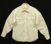 画像1: 80'S LEVIS コットン 長袖 ウエスタンシャツ ホワイト USA製 (VINTAGE) (1)