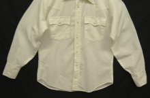 他の写真3: 80'S LEVIS コットン 長袖 ウエスタンシャツ ホワイト USA製 (VINTAGE)