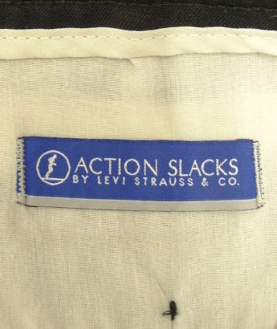 画像2: 90'S〜00'S LEVIS "ACTION SLACKS" スラックス ブラック (VINTAGE)
