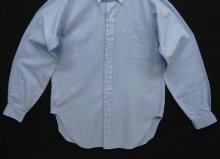 他の写真3: 60'S BROOKS BROTHERS "BROOKSWEAVE" 6ボタン オックスフォード BDシャツ ブルー USA製 (VINTAGE)