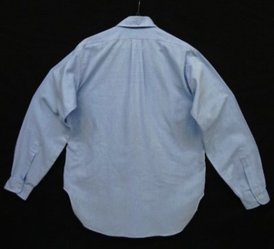 画像3: 60'S BROOKS BROTHERS "BROOKSWEAVE" 6ボタン オックスフォード BDシャツ ブルー USA製 (VINTAGE)
